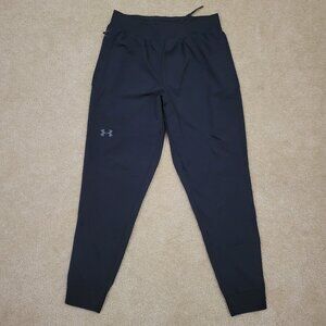 Under Armour Black Fitted Jogger Pants Men’s Large Athletic Performance